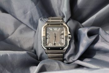 2021 Cartier Santos CRWSSA0037 Black Dial